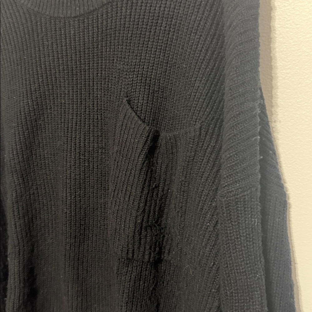 Madewell Black Crew Neck Basic Classic Sweater - image 4